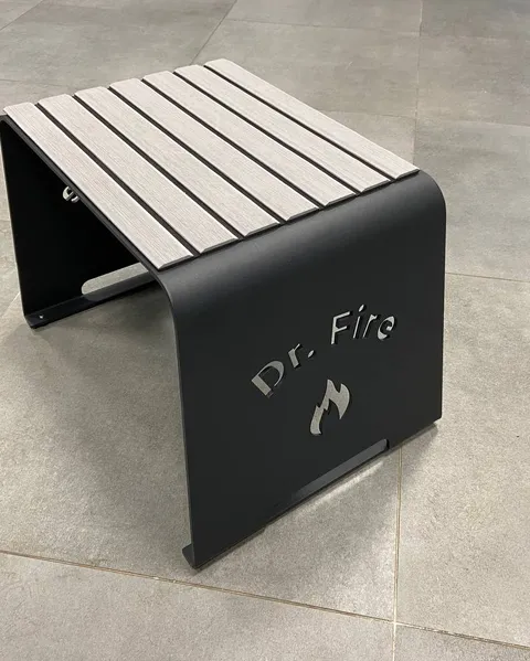 Табурет Dr.Fire залізний з теплоізолюючою поверхнею