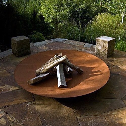 Чаша для вогнища зі сталі CorTen, 120 см