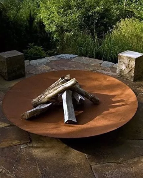 Чаша для вогнища зі сталі CorTen, 120 см